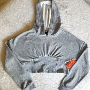 Women's Juniors sweatshirt, Size Sm, Grey